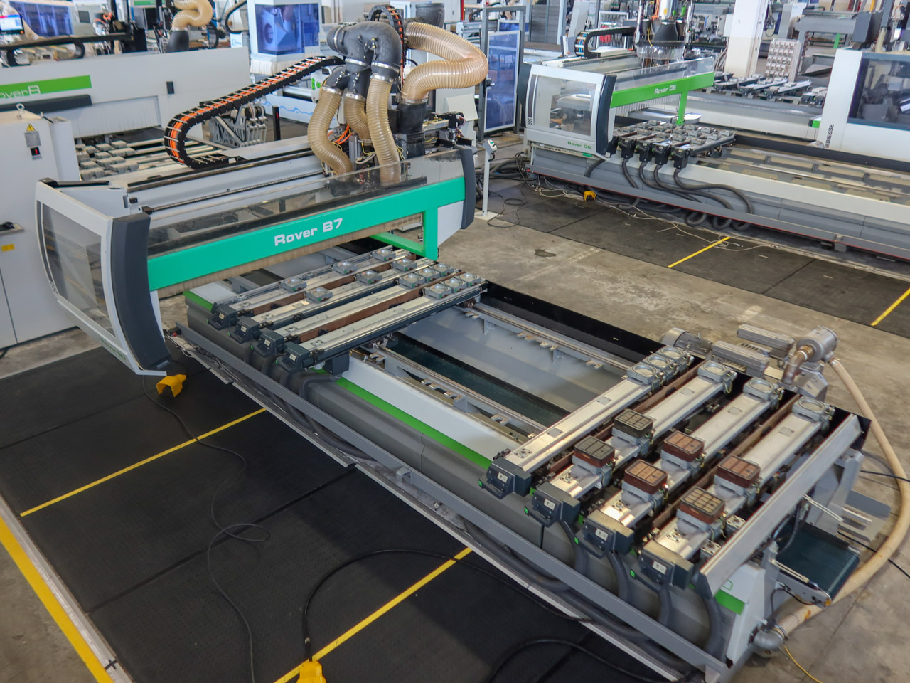 Used BIESSE | ROVER B 7.40-CNC Machine Centres With Pod And Rail