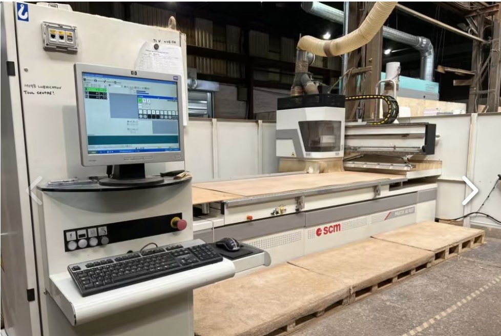 Used SCM | PRATIX 48 NST-CNC Machine Center with NESTING Table