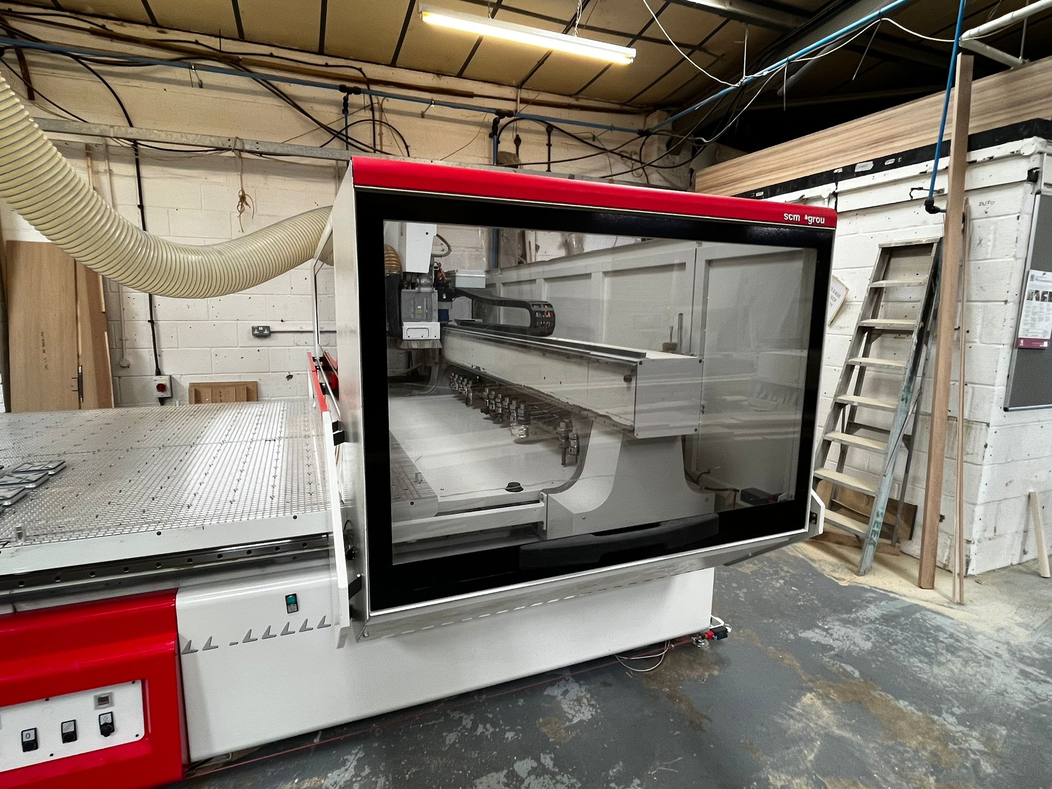 Used SCM | PRATIX S 2231B-CNC Machine Center with NESTING Table